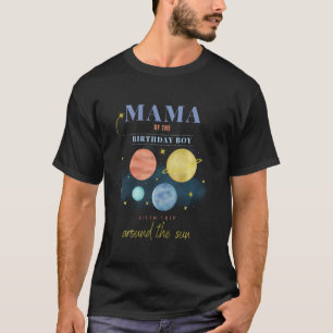 Camiseta Mãe Mãe 5 Aniversário Quinta Viagem Em Torno Da Su