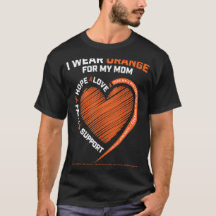 Camiseta Mãe Mãe Esclerose Múltipla Mãe Sensação de MS