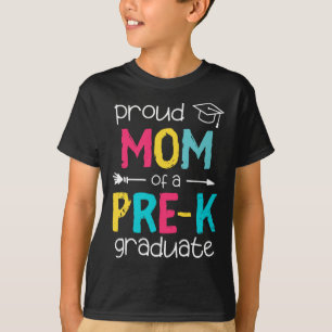 Camiseta Mãe Mãe Prek Família Preschool Correspondendo Grad