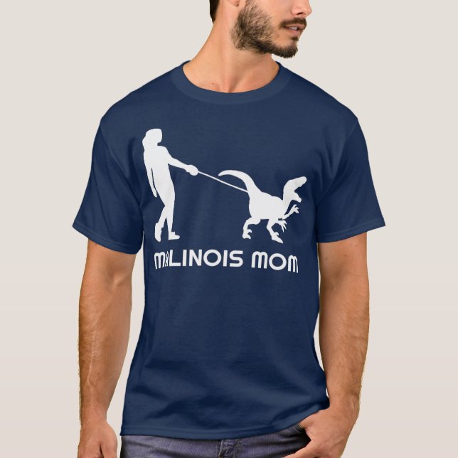 Camiseta Mãe Malinois belga (Frente)