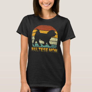 Camiseta Mãe Maltesa Mãe Doxie Dono de Cachorro Mãe Pet Mam