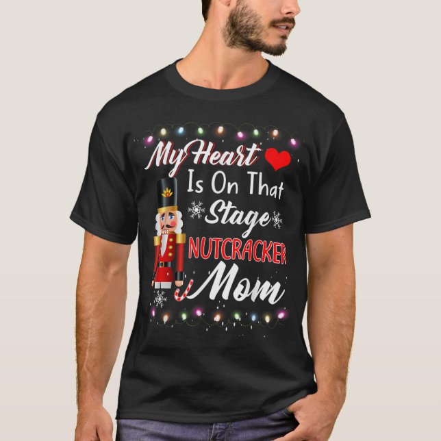 Camiseta Mãe maluca de Balé de amor (Frente)