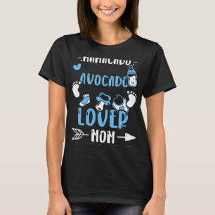 Camiseta Mãe Mamacado Avocado Mãe Cute Avocado Mam Baby B