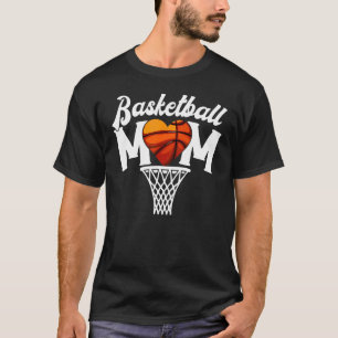 Camiseta Mãe, Mamãe de basquete, mulher bonita