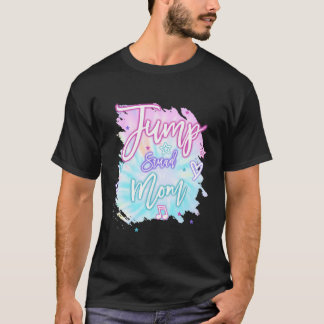 Camiseta Mãe Mamãe Salta Esquadrão Aniversário Trampoline S