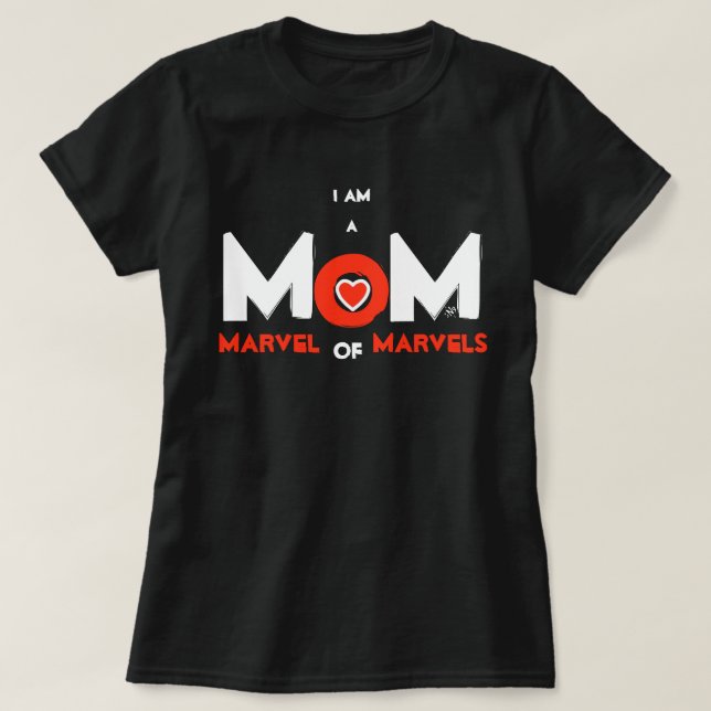 Camiseta MÃE: Marvel de Marvels (Frente do Design)
