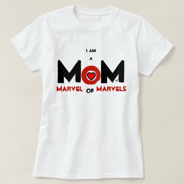 Camiseta MÃE: Marvel de Marvels (Frente do Design)