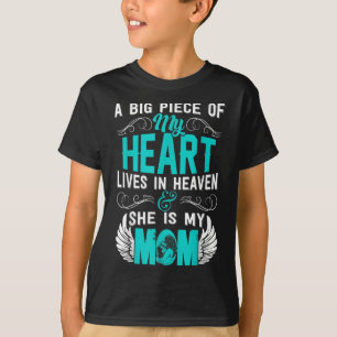 Camiseta Mãe Memorial Dia Meu Anjo Guardião Uma Grande Peça