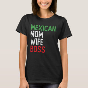 Camiseta Mãe mexicana Chefe Chefe Diretor Executivo Pequena