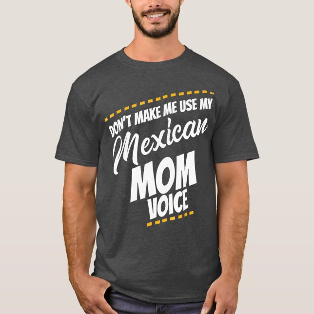 Camiseta Mãe Mexicana Engraçada Mãe Do México (Frente)
