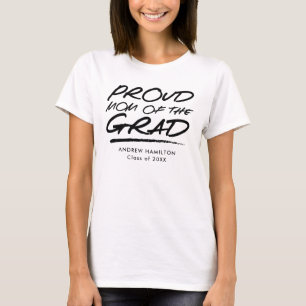 Camiseta Mãe Moderna Orgulhosa do Formando