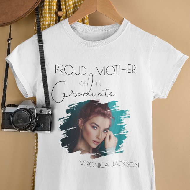 Camiseta Mãe Moderna Orgulhosa Do Formando | Foto (Criador carregado)