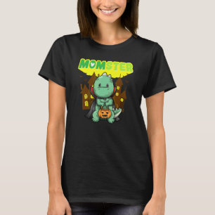 Camiseta Mãe Monstro Mãe Assustadora Dia das Bruxas Mamãe S