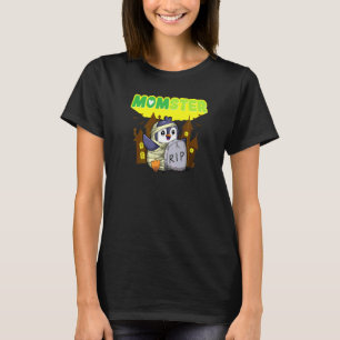 Camiseta Mãe Monstro Mãe Assustadora Dia das Bruxas Mamãe S