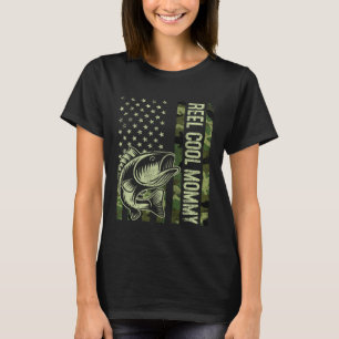 Camiseta Mãe Muito Legal Camuflagem Bandeira Americana Pesc