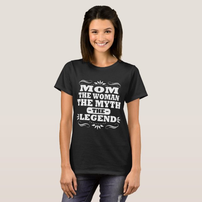 CAMISETA MÃE MULHER MITO A LENDA (Frente Completa)