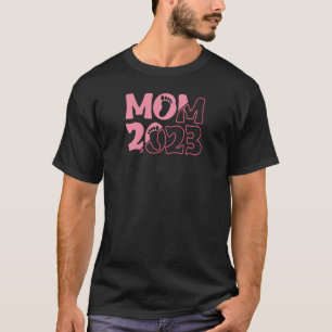 Camiseta Mãe Mulheres 2023 Mãe Grávida Mãe Premium