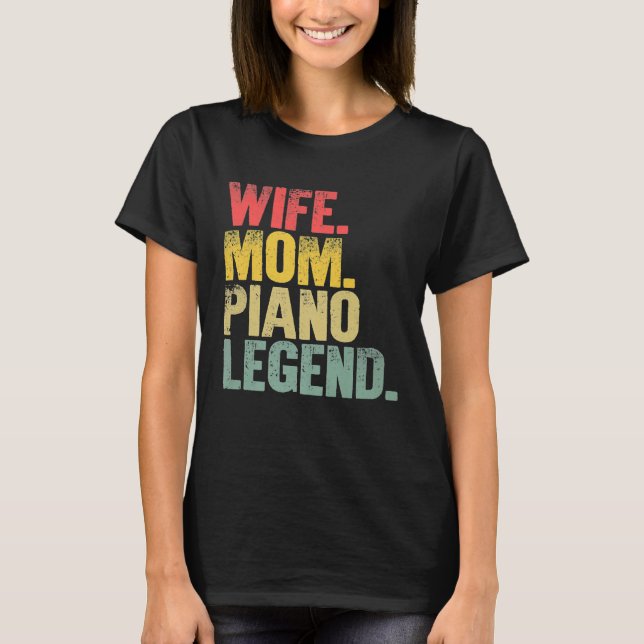 Camiseta Mãe Mulheres Engraçadas Esposa Presente Mãe Legend (Frente)