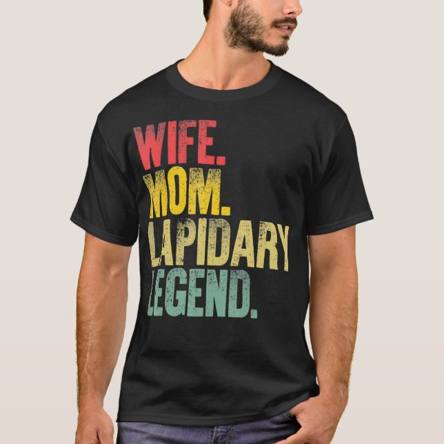 Camiseta Mãe Mulheres Engraçadas Esposa Presente Mãe Legend (Frente)