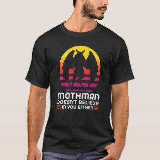 Camiseta mãe não acredita na Cryptozoology Mothman Prem