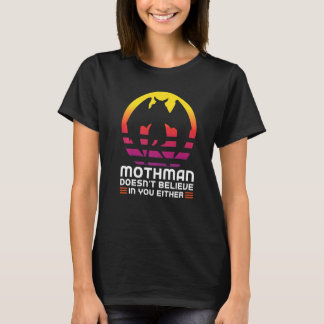 Camiseta mãe não acredita na Cryptozoology Mothman Prem