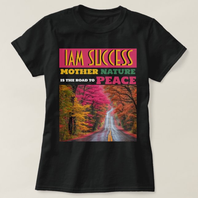 CAMISETA MÃE NATUREZA (Frente do Design)