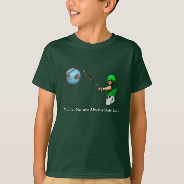 Camiseta Mãe Natureza sempre morde por último (Frente)