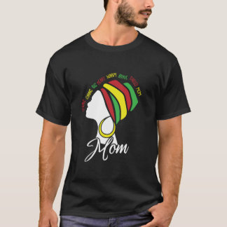 Camiseta Mãe Negra Cabelo Natural Melanina Orgulho Mãe Mãe