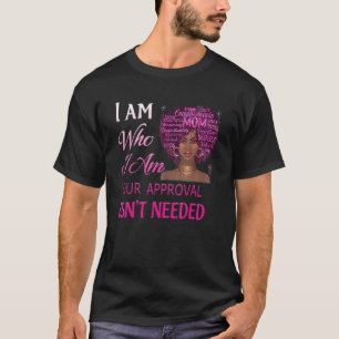 Camiseta Mãe Negra Lady Curly Natural Afro-Americana
