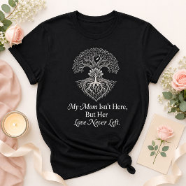Camiseta Mãe no Céu Árvore da Vida memorial do Dia das Mães