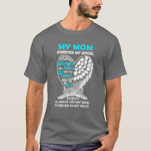 Camiseta Mãe no céu para sempre meu Anjo na memória t amigo