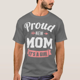 Camiseta Mãe nova e orgulhosa... é uma revelação de sexo fe