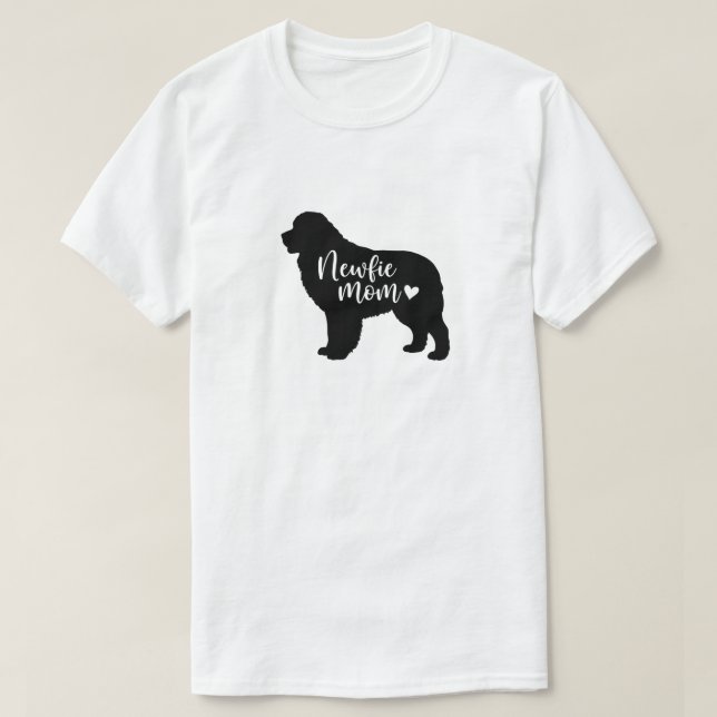 Camiseta Mãe Nova - Mãe de Terra Nova - Mães de Cachorro No (Frente do Design)