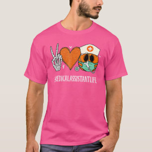 Camiseta Mãe Nurselife Medical Assistant Hallowee do Peace 