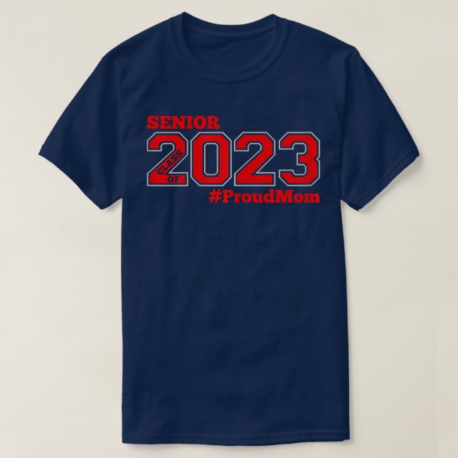 CAMISETA MÃE ORGULHOSA DE 2023 SENIORCLASS DE 2023 (Frente do Design)