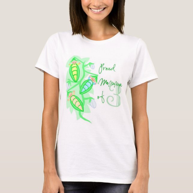 Camiseta Mãe Orgulhosa de 3 (Frente)