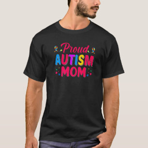 Camiseta Mãe Orgulhosa de Autismo Crianças Irmã de Autismo 