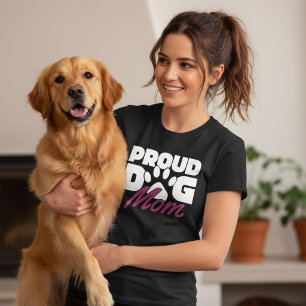 Camiseta Mãe Orgulhosa de Cachorro – Pata Fofa