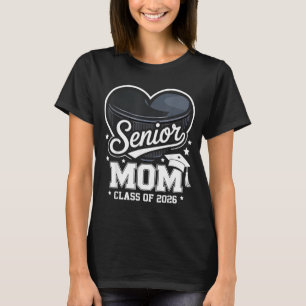 Camiseta Mãe Orgulhosa de Formando da Turma de 2026 de Hóqu