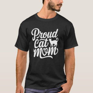 Camiseta Mãe Orgulhosa de Gato