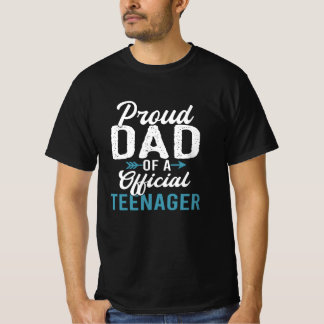 Camiseta  Mãe Orgulhosa De Um Adolescente Oficial - 13 Aniv