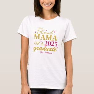Camiseta Mãe orgulhosa de um formando