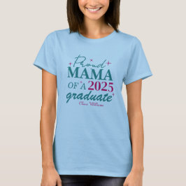 Camiseta Mãe orgulhosa de um formando