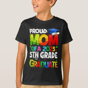 Camiseta Mãe Orgulhosa De Um Formando De Grau 5 2025 Corres
