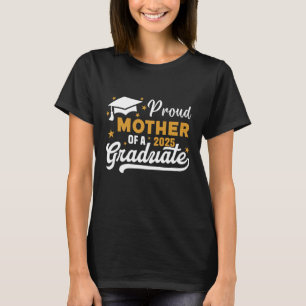 CAMISETA MÃE ORGULHOSA DE UM GRADUADO EM 2025 TURMA DE 2025