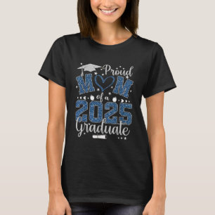Camiseta Mãe Orgulhosa De Um Graduado Senior 2025 Mãe Senio