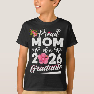 Camiseta Mãe Orgulhosa De Um Graduando Da Turma De 2026 Gra