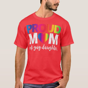 Camiseta Mãe Orgulhosa De Uma Filha Gay