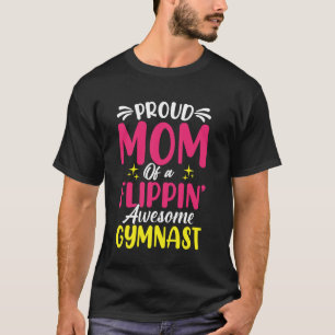 Camiseta Mãe Orgulhosa de uma Ginasta Incrível