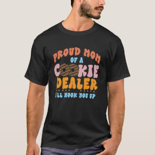 Camiseta Mãe Orgulhosa Do Cookie Dealer Boy e Girl Troop Le